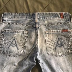 7 for all mankind flare jeans